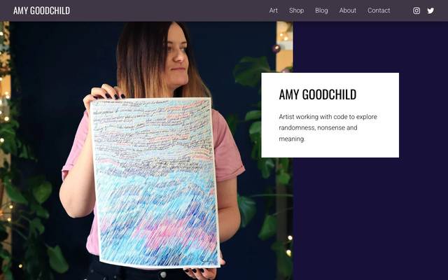 Screenshot of Amy Goodchild
        Generative Artist • Triangle enthusiast • London