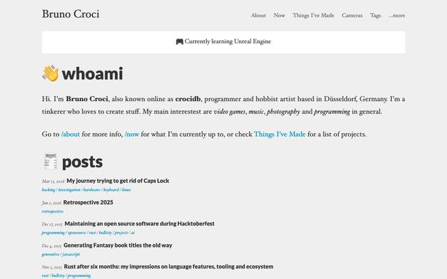 Screenshot of crocidb.com