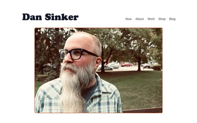 Screenshot of Dan Sinker
        Exploring the intersection of technology and civic engagement through journalism.