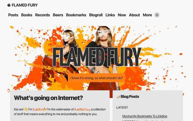 Screenshot of Flamed Fury
        Flamed Fury means everything to me, and probably nothing to you.