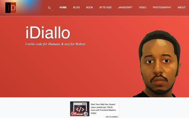 Screenshot of idiallo.com