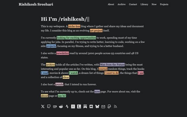 Screenshot of Rishikesh Sreehari
        Random Musings
