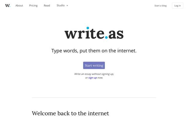 Screenshot of Matt Baer
        Hey 👋 I'm Matt Baer, and I built Write.as.
